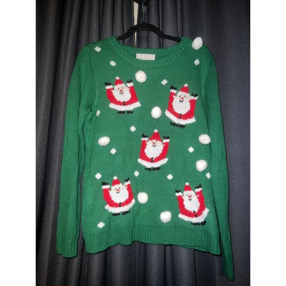 Ugly Christmas Sweater Xmas Size Large - Picture 1 of 3